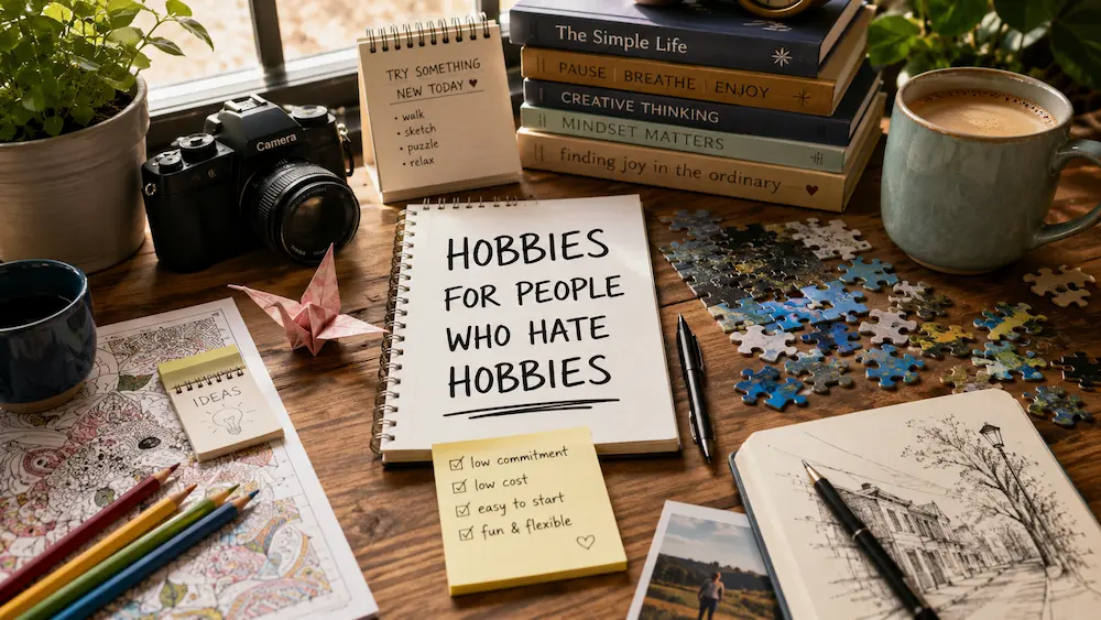 Hobbies for People Who Hate Hobbies 15 Easy Ideas