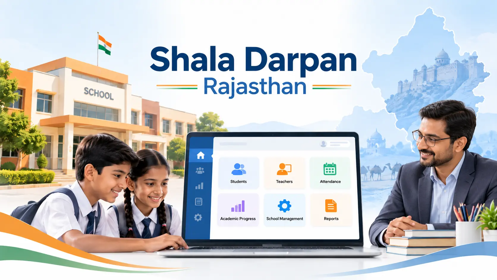 Shala Darpan Rajasthan 2026 – Login, School Search & Staff Window