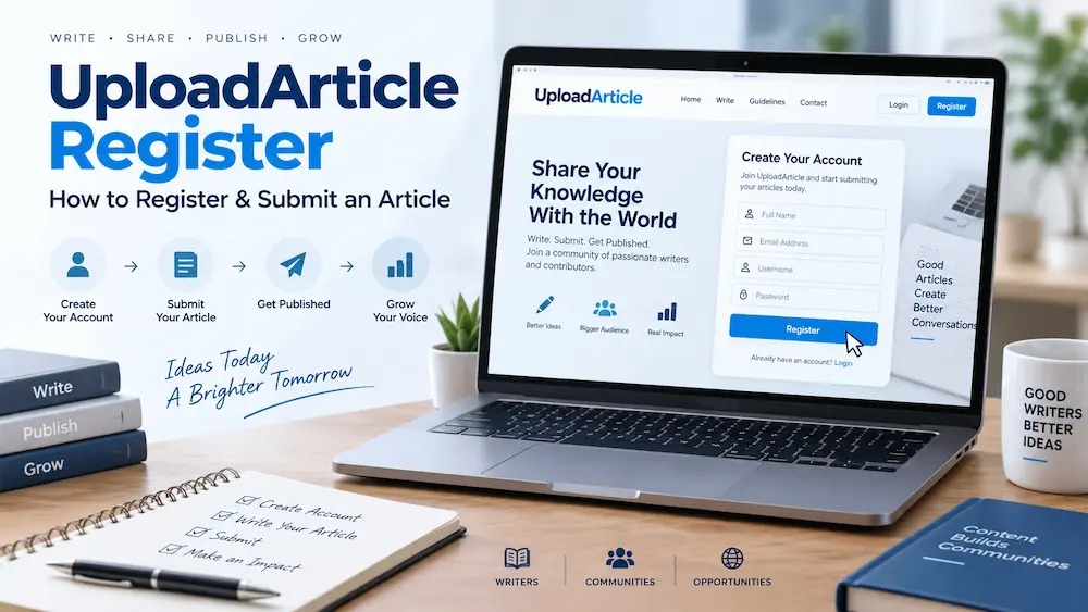 UploadArticle Register: How to Register & Submit an Article